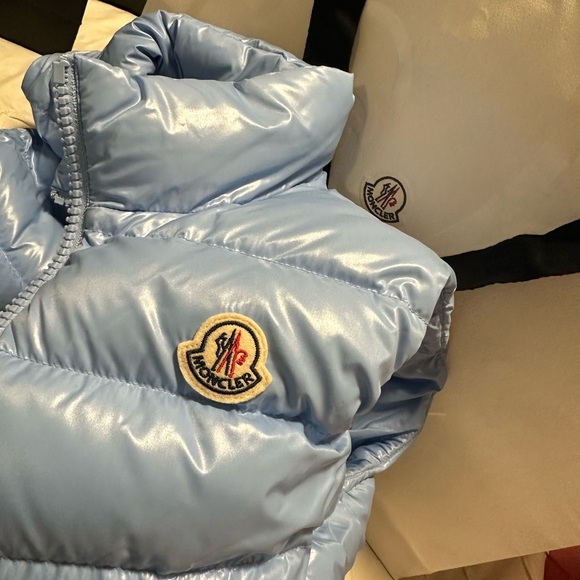 Blue moncler vest - Picture 10 of 15